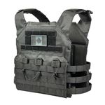 Eagle Sky Tactical Vest for Airsoft Tough 500D Nylon Adjustable Size S-XXL Breathable 3D Mesh Liner with Molley System (Black)