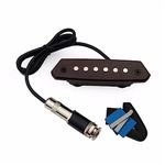 Acoustic Guitar Pickup Guitar Passive Acoustic Guitar Soundhole Humbucker with Tone Colour Volume Control