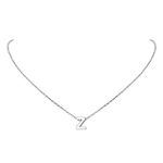 FindChic Z Necklace Dainty Initial Necklace Letters Necklace for Women