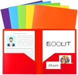 EOOUT 24pcs Folders with Pockets, P