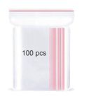 Large Ziplock Bags Resealable Clear Plastic Bags Self Seal Plastic Wallets Food Bags Storage Bags Large Freezer Bags Polythene Pouches by Anilia-B (16x25cm)