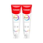Colgate Total 300gm (2 x 150gm) Advanced Health Anti-Germ Toothpaste with Toothbrush, Tooth Paste with 12-Hour Anti-Germ & Enamel Protection, Whole Mouth Health (Combo Pack Offer)