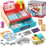 2025 Wooden Cash Register with Scan