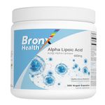 BRONX Alpha Lipoic Acid 600mg Max Strength | 300 Vegan Capsules | Healthy Glucose Metabolism | Bulk Supplement