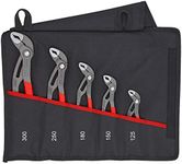 Knipex Tools 00 19 55 S5, Cobra Pliers, 5Piece Set with Tool Pouch