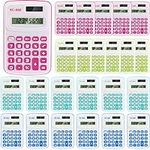 Macarrie 24 Pcs Pocket Calculator H