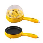 RK STORS Multifunction Non-Stick Electric Frying Pan Egg Omelette Pancakes Steak Egg Boiler Electric Skillet (Multi)