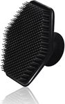 VWMYQ Face Scrubber, Silicone Face Scrubber for Men, Gentle Exfoliator Pad & Massager, Facial Cleansing/Wash Brush - Removes Dead & Dry Skin (Black)