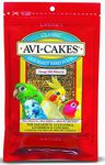 LAFEBER'S Classic Avi-Cakes Pet Bird Food, Made with Non-GMO and Human-Grade Ingredients, for Cockatiels Conures Parakeets (Budgies) Lovebirds, 8 oz