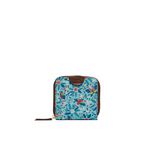 Women's Mini Wallet | Small Wallet for Women | Women's Purse | Coin | Card | Teal (Birds of Paradise)