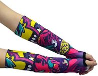 Topeter Kids Volleyball Arm Sleeves, Passing Forearm Sleeve with Protection Pad for Boys and Girls 1 Pair (Pink YS)