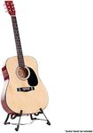 41in Karrera Acoustic Wooden Guitar With Bonus Bag Strings Picks Strap - Natural