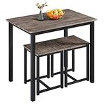 Yaheetech 3 Piece Dining Table Set 