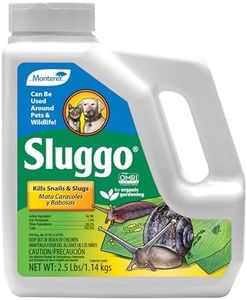 Monterey - Sluggo - Wildlife and Pet Friendly - Snail & Slug Killer, OMRI Listed for Organic Gardening - 2.5-Pounds