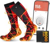 Lansru 8000mAh Heated Socks: 14-Hou