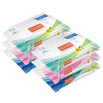 TULIPS Refreshing Wipes in Different Fragrances(Japanese Cherry/Magnolia/Summer Fresh, Pack of 6) with Green Tea Leaf Extract