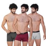 ALMO Second Skin Micromodal Neo Trunk (Pack of 3) | Odour-Free Comfort | Non Itch | Sweat Proof | Ultra Soft Waistband