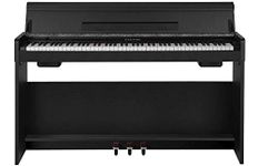 NUX WK310 88 Key Digital Piano with Hammer Action With stand and 3 pedal (Black)