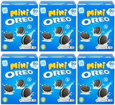 Oreo Mini Vanilla Biscuits - Box of 6 x 6 Bags | Bite-Sized Vanilla Flavoured Cookies | Perfect for Snacking, Lunchboxes & On-the-Go Treats