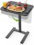 SAIJI Sturdy TV Tray Table with Whe