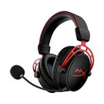 HyperX Cloud Alpha Wireless - Gaming Headset for PC, 300-hour battery life, DTS Headphone:X Spatial Audio, Memory foam, Dual Chamber Drivers, Noise-cancelling mic, Durable aluminium frame