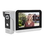 Wired Video Door Phone Visual Intercom Doorbell System with Camera Touch Screen Monitor Night LCD Display