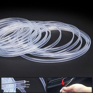 TABEN 6 m/19.69ft Optic Fiber Light Car Side Glow 12V 1W Waterproof LED Illumination Optic Fiber Pipe Car Interior Atmosphere Neon Strip Lights