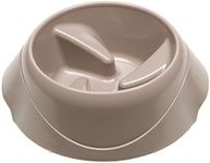 Ferplast Magnus Slow Dog Bowl - Anti-Gulping, Eco-Friendly, Non-Slip Dog Food Bowl, Dog Water Bowl, Enhances Digestion, 0,5 L. Grey