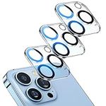 Giftorld [3 Pack Camera Lens Protector for iPhone 13 Pro/13 Pro Max,9H Tempered Glass,Anti-Scratch,Case Friendly,Night Circle,No-Bubble HD Clarity,Full Cover