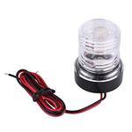 Keenso 12V Boat Trailer Light, 12V Boat Navigation Lights Boat LED Navigation Lights 360° Waterproof Round LED Anchor Light Signal Light Arch Lights For Marine Boat Yacht Boat/Yacht Spare Parts