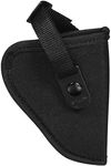 Allen Company Cortez Nylon Belt Holster with Sight Guard, Right-Hand, Black, 00 - 2-3" BBL Double-Action Revolver