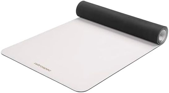 Retrospec Laguna Yoga Mat for Women & Men - Thick, Non Slip Exercise Mat for Home Workout, 5mm, Rosewater