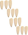 BRUBAKER Fan Blades Replacement Kit for 18 & 24 Inches Pyramids - Natural Wood - 12 Fan Blades