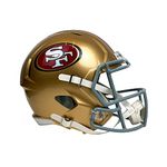 Riddell NFL San Francisco 49Ers Full Size Replica Speed Helmet, Medium, Gold