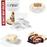 The Flipwrap Tortilla Wrap Maker Kit | Ultimate Wrap Builder for 7" and 10" Tortillas | Alternative to Burritos and Quesadillas | Perfect for Kid's Lunches | Tamper Cutter and Storage Box Included
