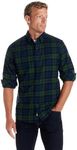 Weatherproof Vintage Mens Casual Soft Brushed Plaid Button-Down Flannel Shirt