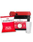 ReadyWise Emergency Food Supply, Freeze-Dried Survival-Food Disaster Kit, Camping Food, Prepper Supplies, Emergency Supplies, Whey Milk Alternative, 20-Year Shelf Life, 120 Servings, Milk