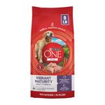 Purina ONE SmartBlend Dry Dog Food, Vibrant Maturity 7+ Formula, 8-Pound Bag, Pack of 1