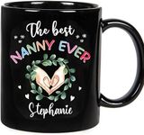 Personalized Best Nanny Porcelain M