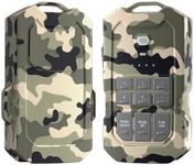 Camping Radar Security Alarm, Wireless Perimeter Alarm, Rechargeable Motion Sensor Trip Alarm, 1/2 Mile Range, IP66 Waterproof System for Outdoor Camp Security & Survival Gear Updated (Woodland camo)