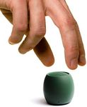Boompods Zero Mini Portable Bluetooth Speaker - Wireless Speakers, IPX6 Waterproof, 5 Hr Playtime, Small Outdoor Speaker with Microphone & Dual Pairing Option, for Shower, Travel, & iPhone, Green