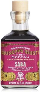 Giuseppe Giusti Saba - Italian Saba Cooked Grape Must Made in Modena, Italy - Gourmet Gift, Sweet and Fruity Flavor, 250ml Bottle