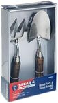 Spear & Jackson HANDTOOLSET1 Natural Stainless Steel Trowel and Weed Fork Set