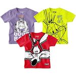 BONKIDS Official Printed Boys T-Shirt Combo Pack of 3 ||Boys Cotton Tshirt Printed (2-3 Years, Multi)