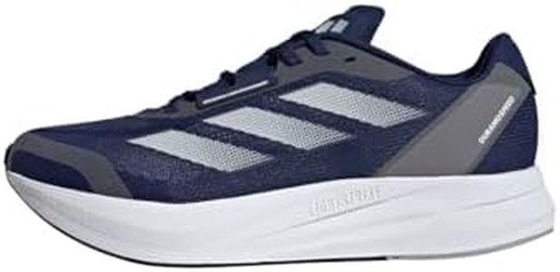 adidas Duramo Speed Running Shoes, Zapatillas Hombre, Dark Blue / Zero Metalic / Halo Silver, 43 1/3 EU
