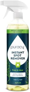 Puracy Laundry Stain Remover for Clothes Laundry - Carpet Stain Remover Carpet Spot Cleaner Couch Stain Remover - Clothes Spray, Free & Clear - Instant Spot Remover, 25 Fl Oz (Pack of 1)