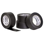 STIKK Painters Tape - 4 Pack Black, 2 x 60 Yards - UV Resistant Masking Tape for Painting, Edges, Trim, Ceilings - Residue-Free Painting Tape for DIY Projects