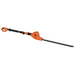 BLACK+DECKER PH5551-GB Corded Hedge Trimmer, 550 W , Orange