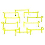 Fitfix® Training Hurdles for Field Training and Speed Coordination ! Hurdles for Kids Occupational Therapy 6,9,12 Inch Agility Hurdles (6.0 Inches, Qty 10 Pcs)