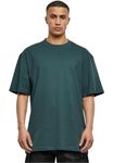 Urban Classics Men's Tall Tee Oversized Short Sleeves T-Shirt with Dropped Shoulders, 100% Jersey Cotton, bottlegreen, 6XL